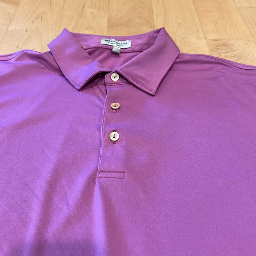 Peter Millar Summer Comfort Golf Polo Purple